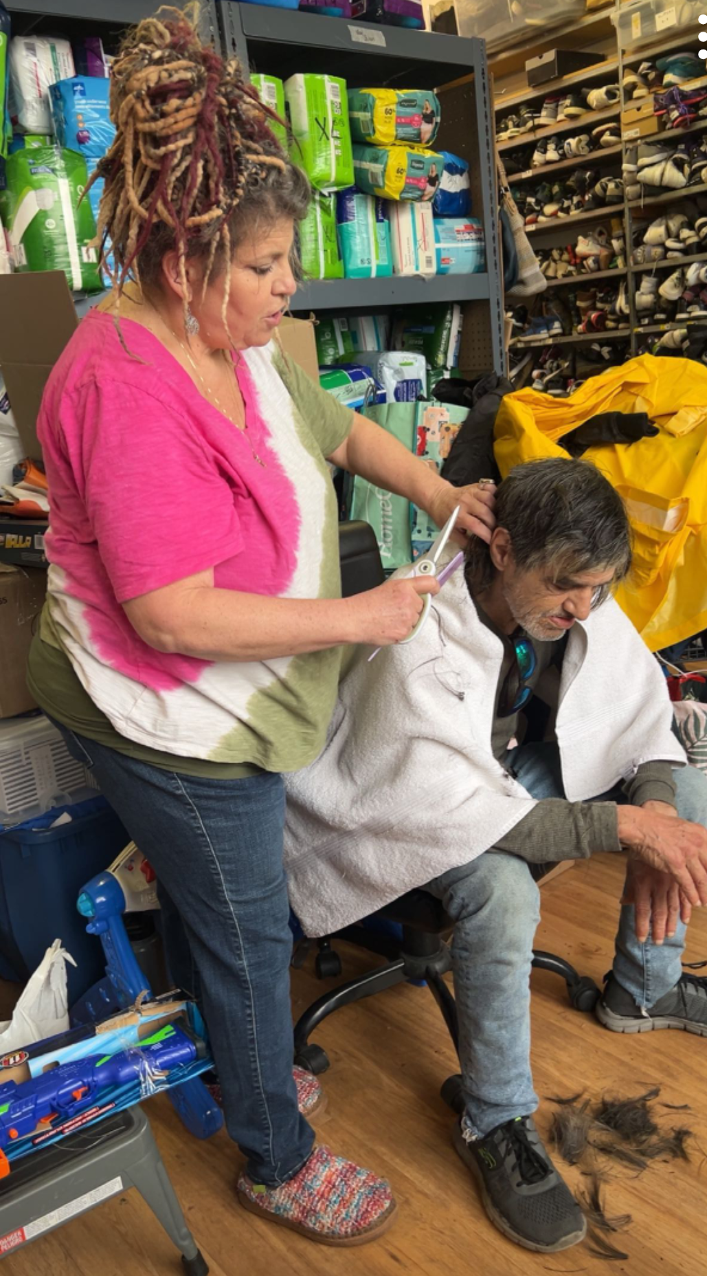 Haircut at GG's House